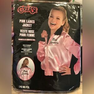 Grease pink ladies jacket child standard up to size 10 -New